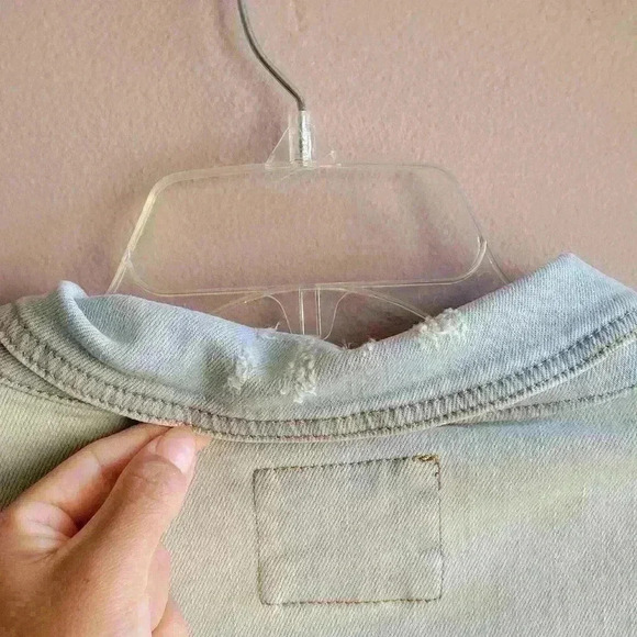 NEW Staple Pigeon Light Blue Denim Jacket Men's Size 3XL Lobg Sleeve - Picture 11 of 16